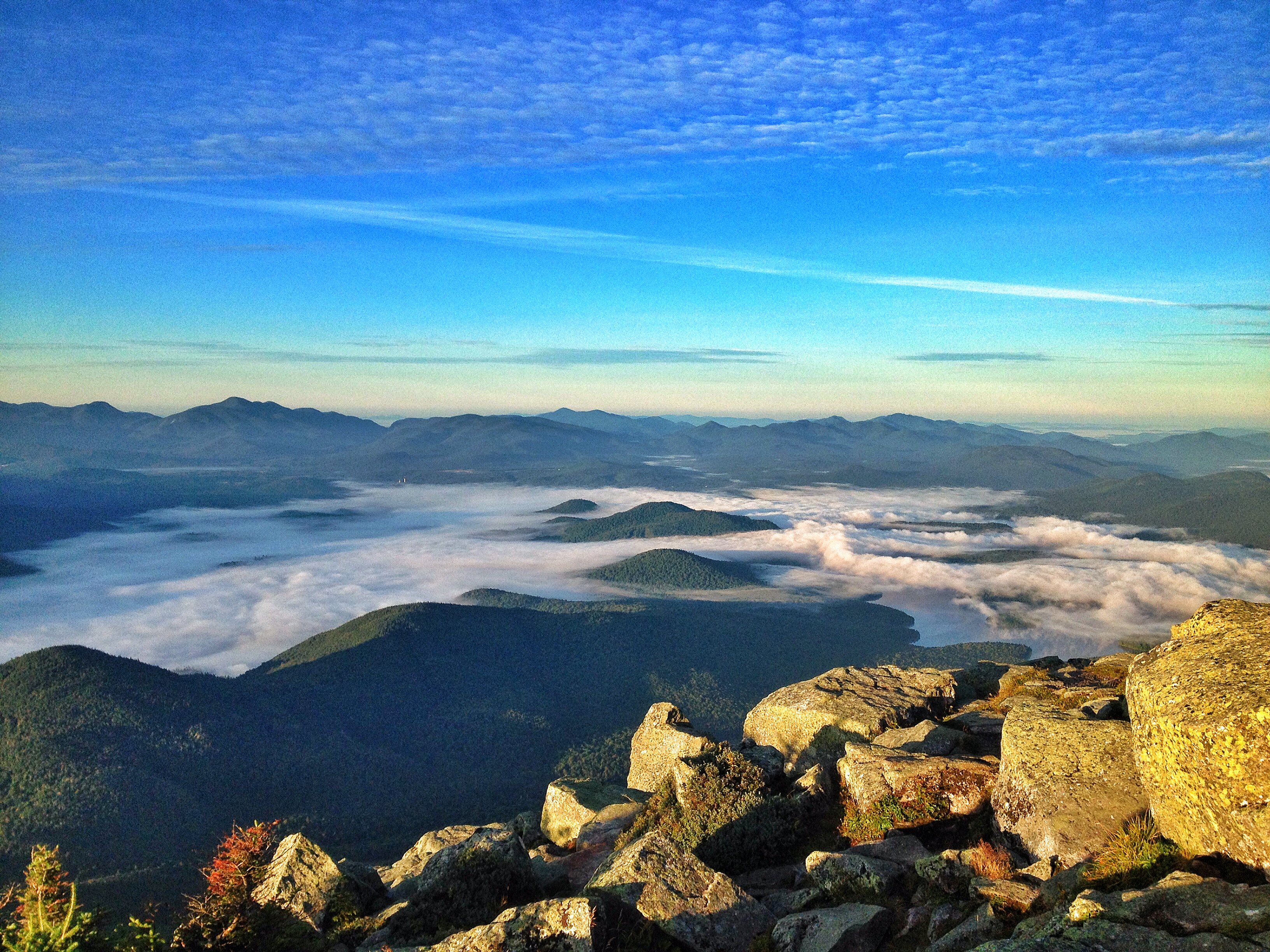 sunrise from Whiteface Mountain; image credit to Kevin Lenhart