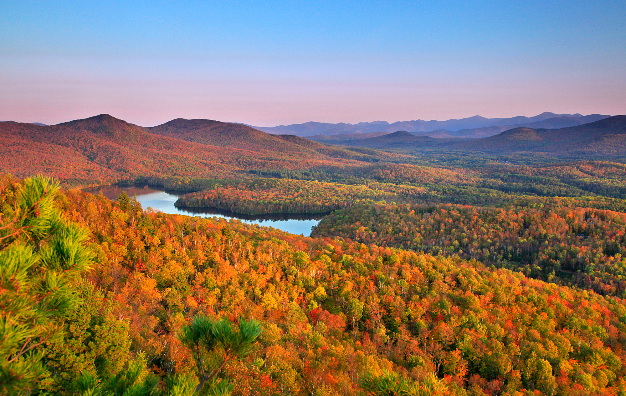 Upstate New York: Adirondack mountains(2048x771) • /r