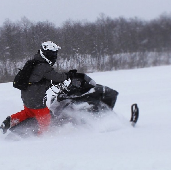 snowmobiling in Adirondacks Tug Hill Region in the winter