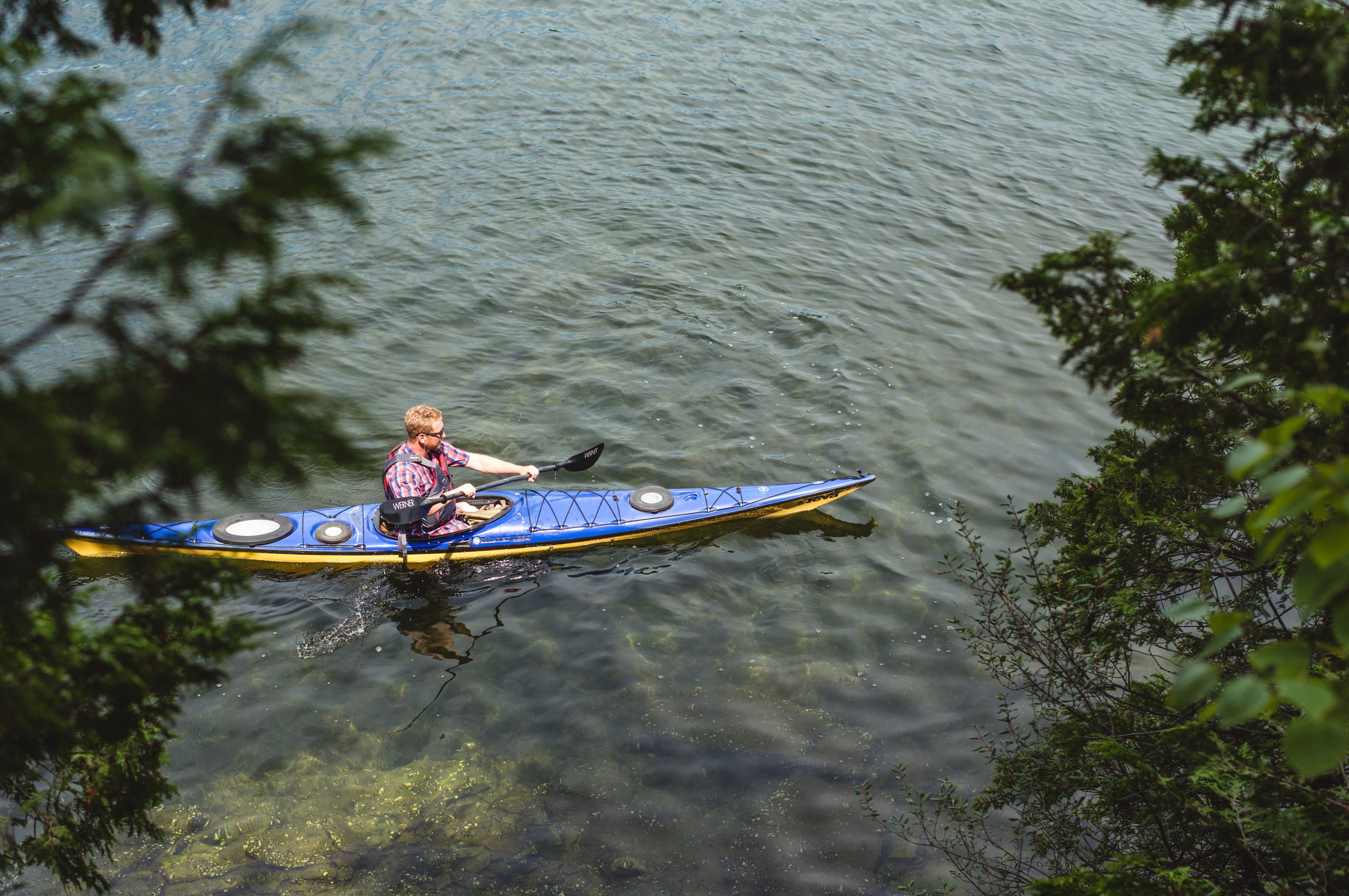 Kayaker in the Adirondacks 