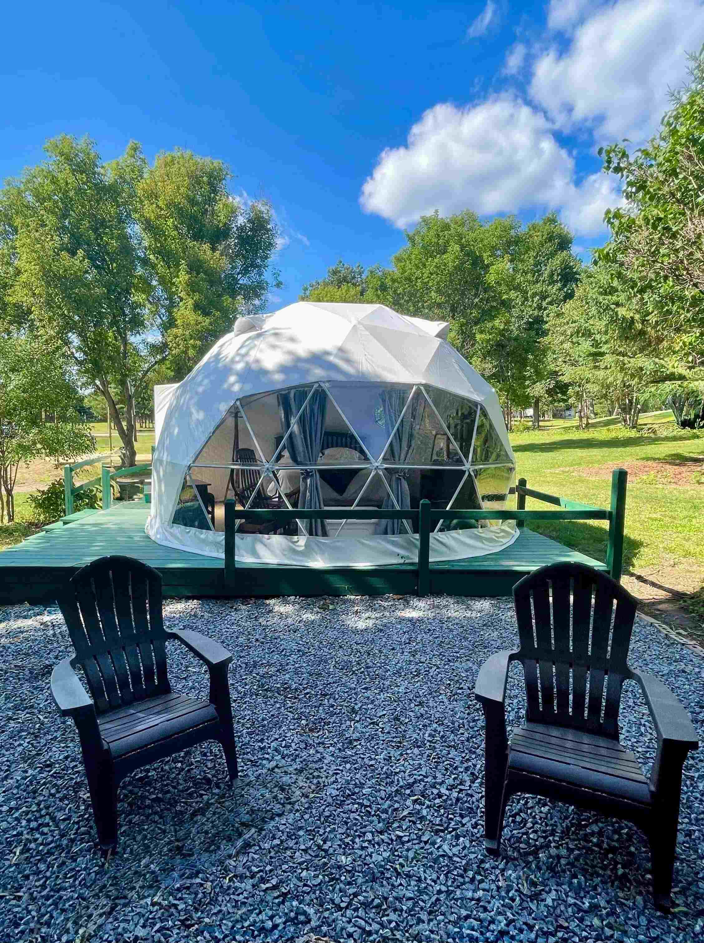 Glamping tent