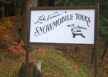 Lake Vanare Snowmobile Tours