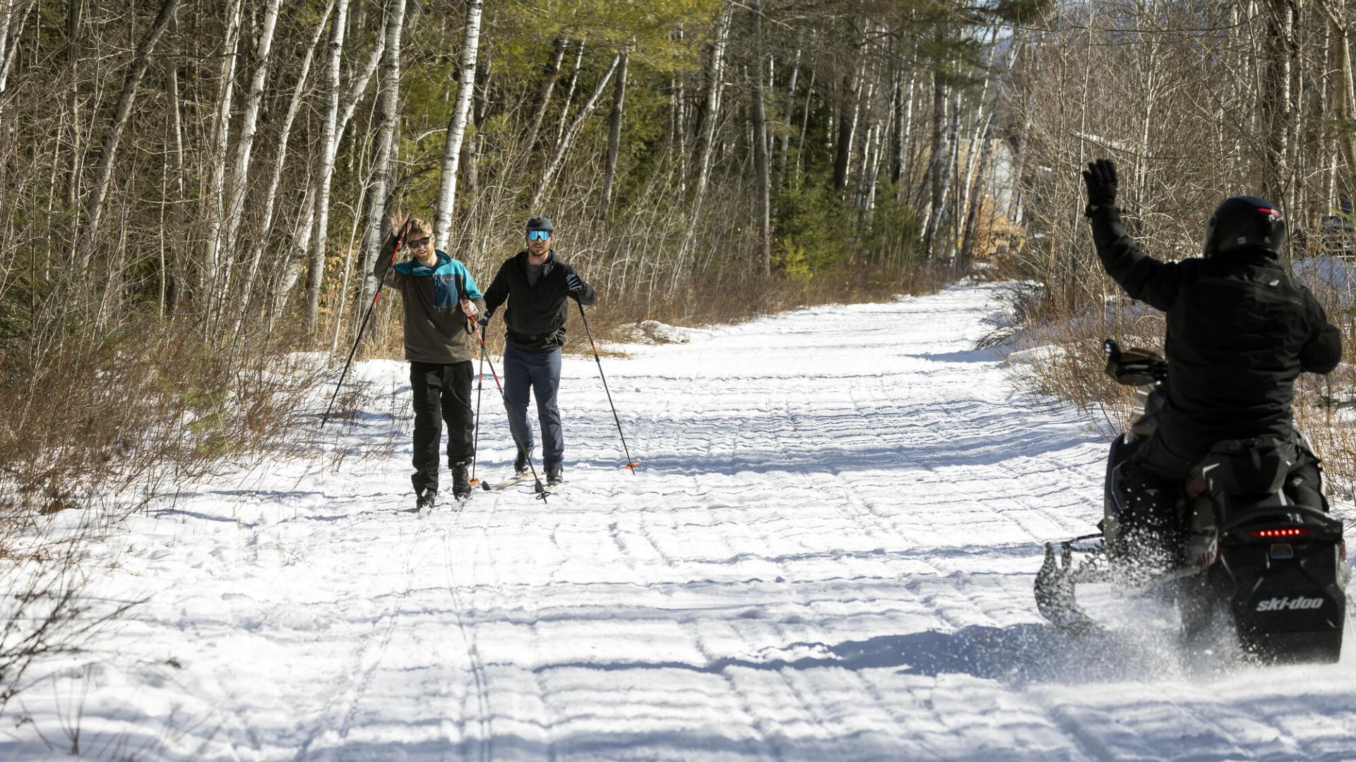 Winter rail trail