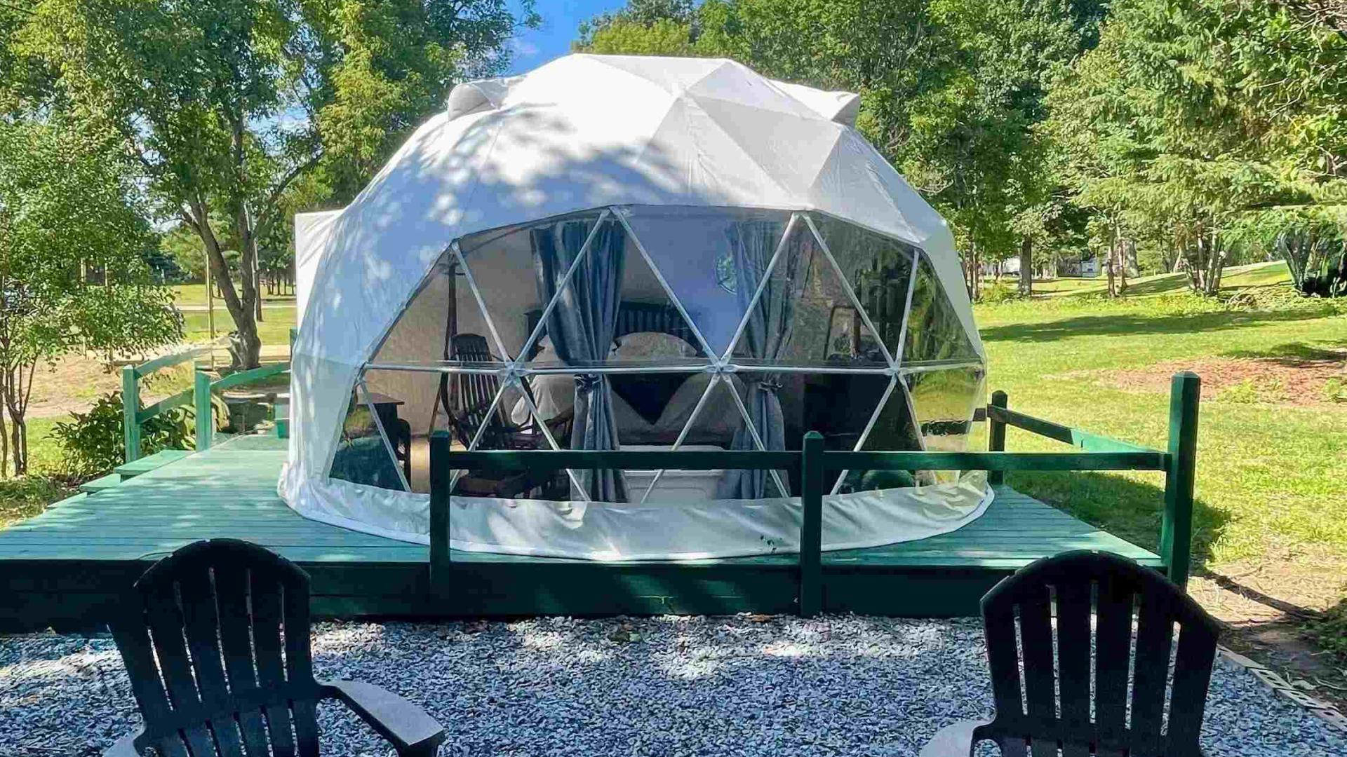 Glamping tent