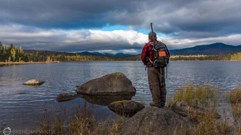 hunter in the Adirondacks