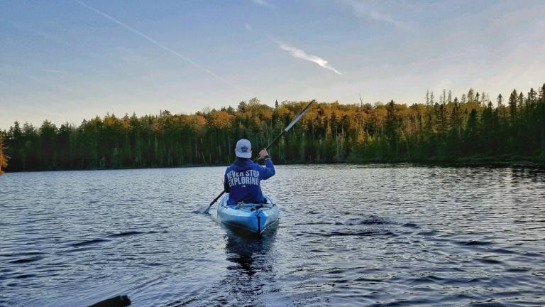 paddling in the Adirondacks