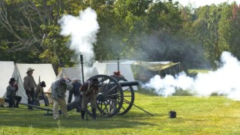 Almanzo Wilder Farm civil war reenactment