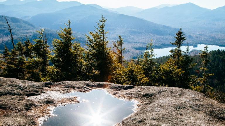 summit of Ampersand Mountain