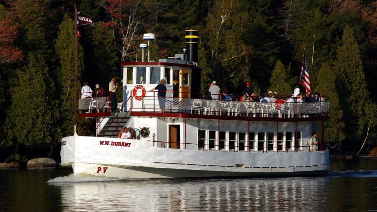 W.W. Durant boat tours on Raquette Lake in the Adirondack Experience Region