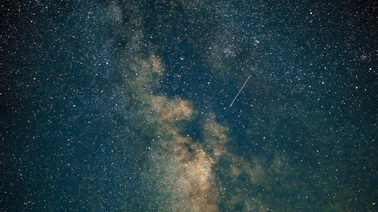meteor sky in the Adirondacks