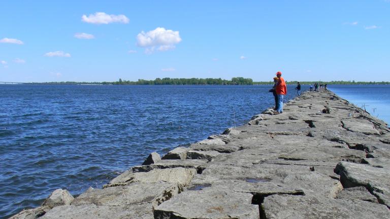 Rouses Point break water