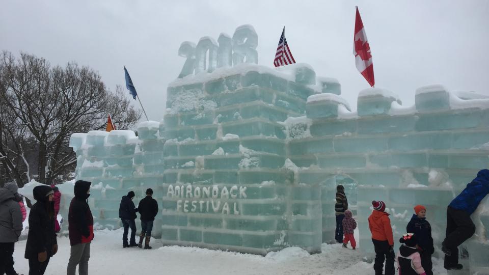 Saranac Lake Winter Carnival ice palace