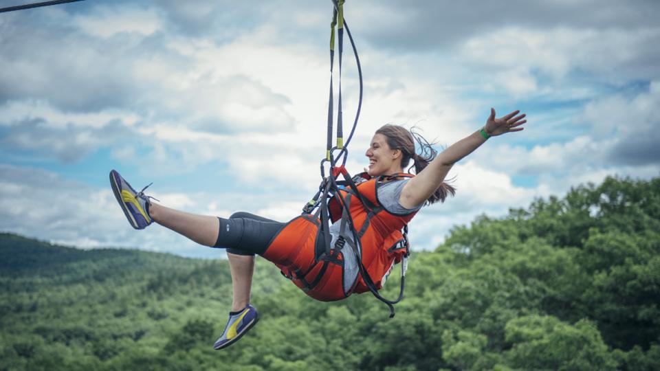 ziplining in the Adirondacks