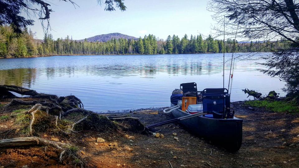 island camping in the Adirondacks