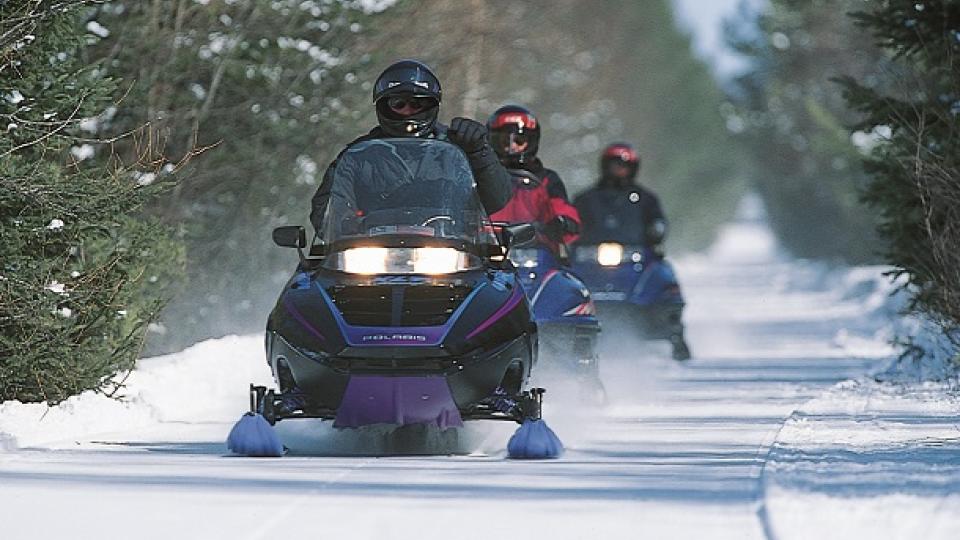 snowmobiling in the Adirondacks