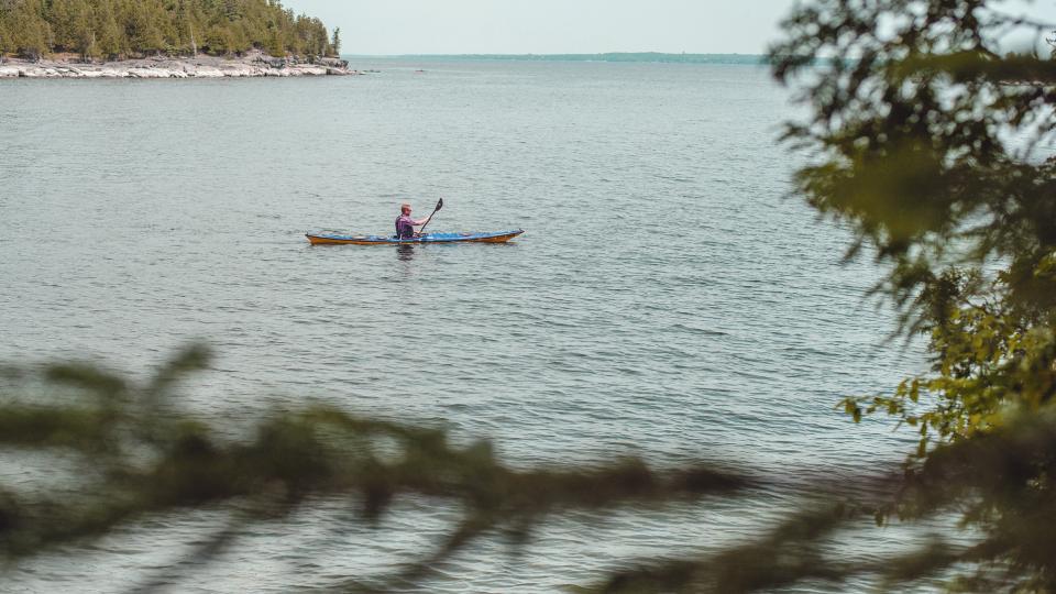 paddling in the Adirondacks