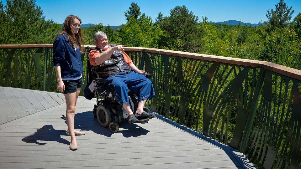 Accessible Trail at the Wild Center