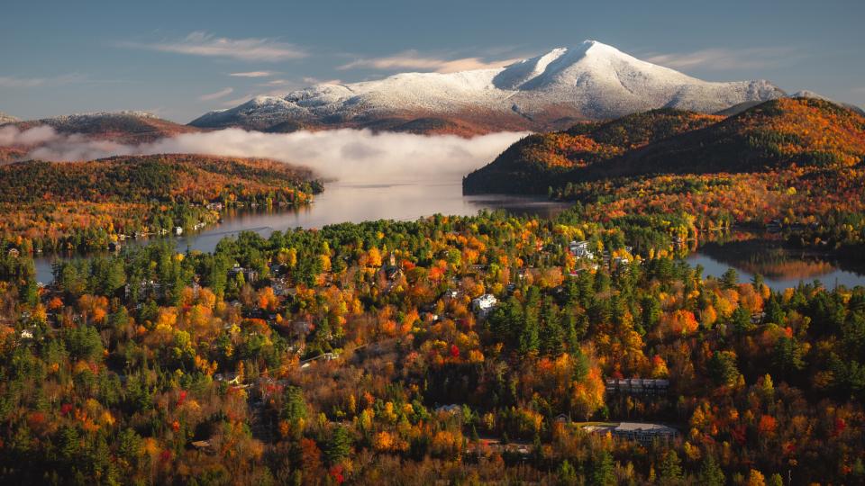 Arial shot of whiteface