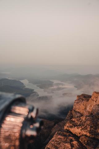 View from whiteface mountain in Adirondack Park