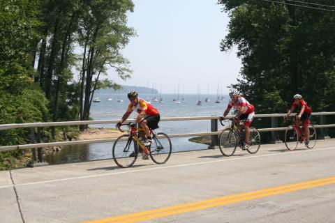 road bikers in the adirondacks 