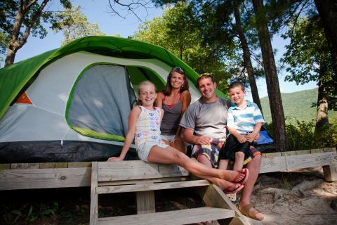 campgrounds in the Adirondacks