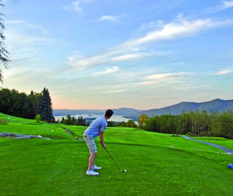 Lake George golf course