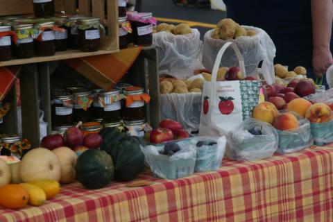 Farmers market in Adirondacks Tug Hill