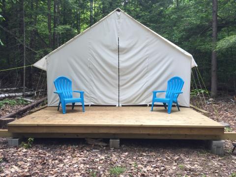 Glamping in the Upstate New York Adirondacks