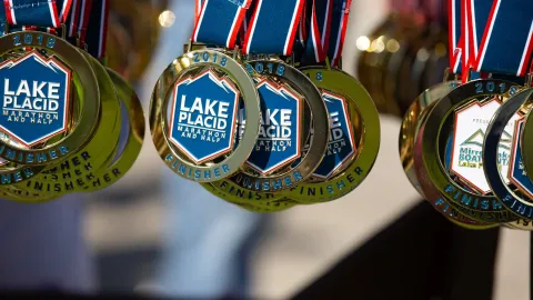 Lake Placid Marathon Medals